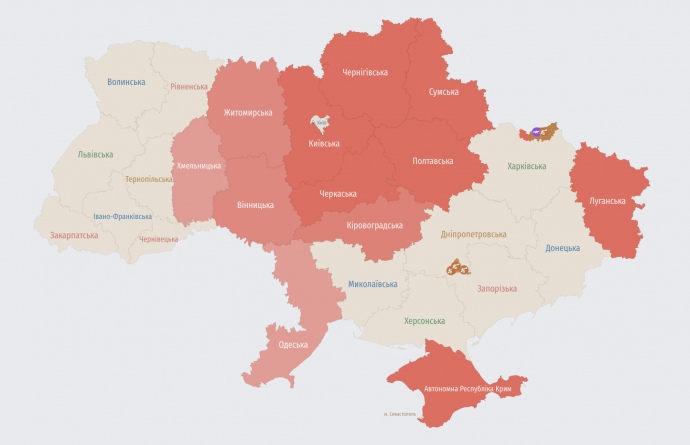 Карта: alerts.in.ua