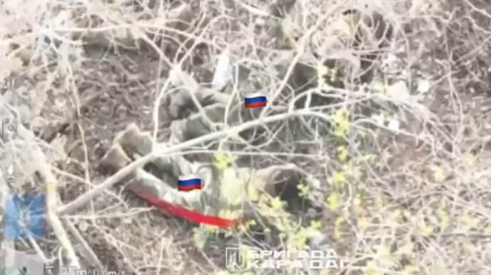 Нацгвардійці взяли в полон групу російських піхотинців