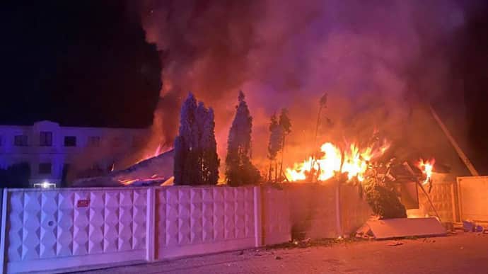 Russians hit business in Poltava Oblast, injuring person and leaving some without electricity – photos