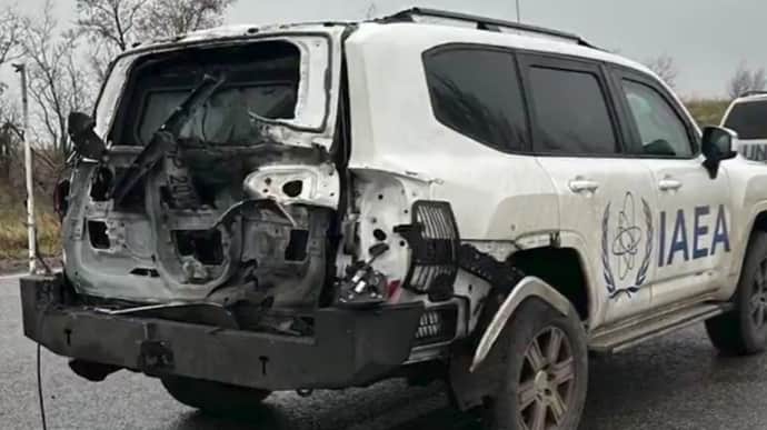 Drone attacks IAEA vehicle en route to occupied Zaporizhzhia Nuclear Power Plant
