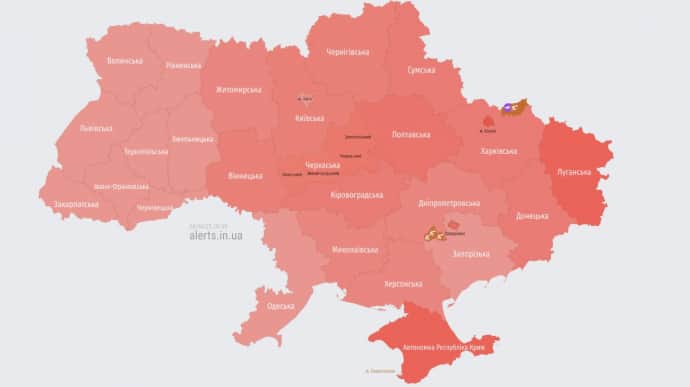 Калібри з Чорного моря, дрони, балістика: Росія завдала комбінованого удару